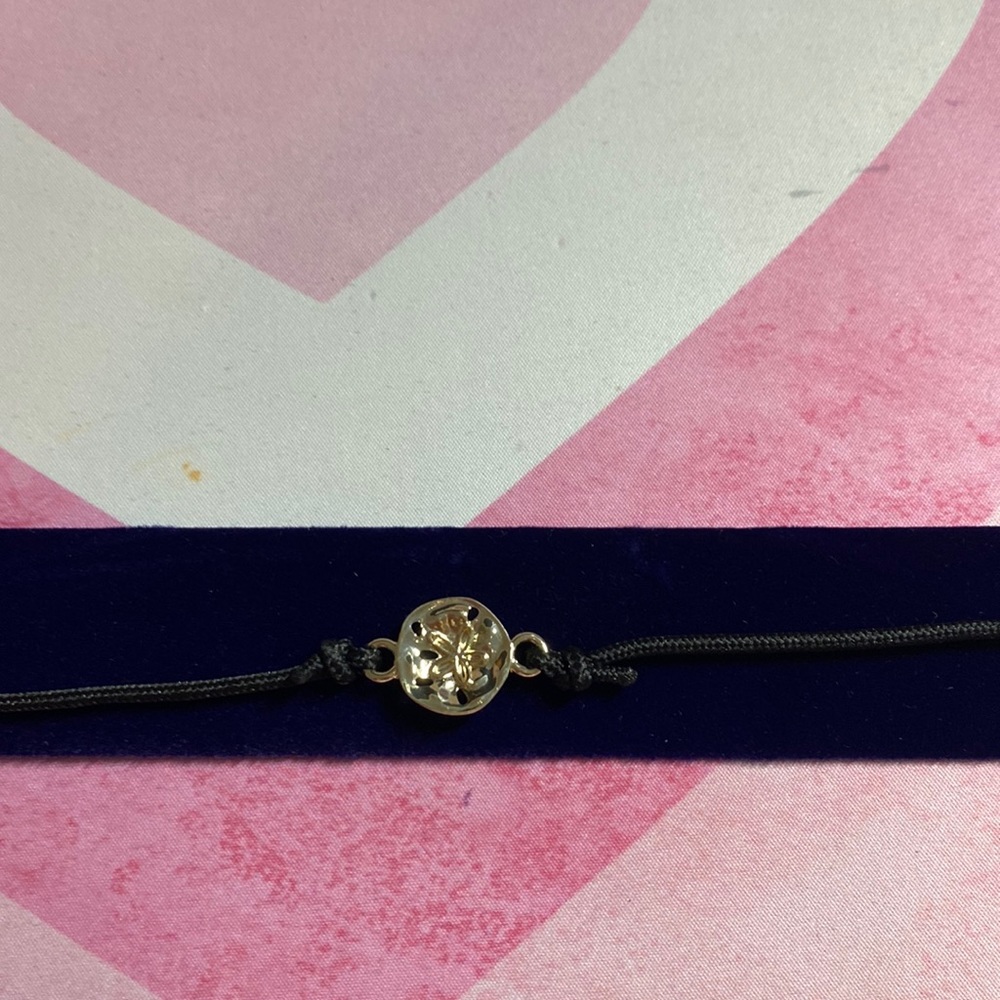Black string, starfish bracelet